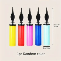 1pc, Balloon Pump, Air Inflator Hand Push Portable Useful Balloon Accessories For Wedding Birthday Party Decor Supplies, Balloon Pump Hand Portable For Foil Balloon Inflator Hand Held Inflator Air Pump, Party Supplies