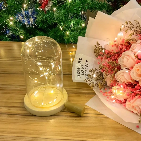 1pcs,  20 led Bottle Light, 2m/7.2ft Cork Lights Wine Bottle String Lights For Party Festival, Decorations