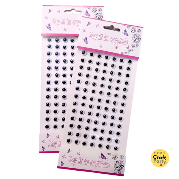 CraftParty 90pc Googly Eyes for Art & Craft