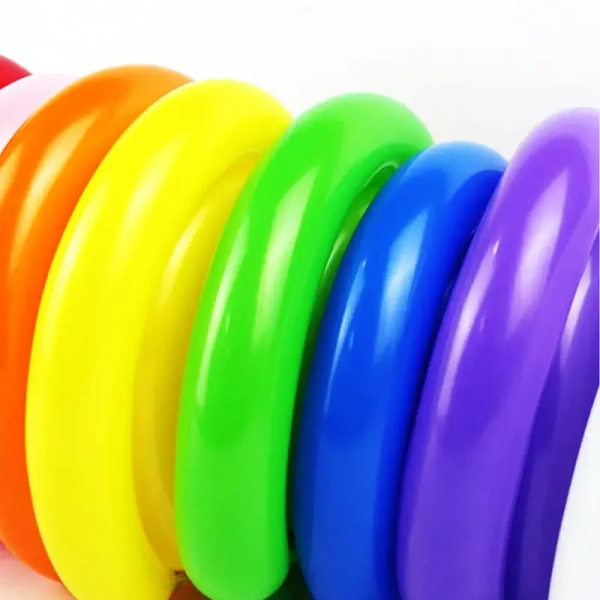 100pcs Magic Balloons Strip Balloons For Birthday Party, Wedding Decorations Christmas, Halloween, Thanksgiving Day Gift