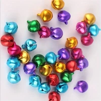 100+ pcs/set 6mm Mixed Color Aluminum Alloy Colored Mini Bells For DIY Jewelry Decoration Accessories