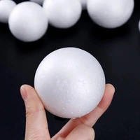 15pcs 3 Sizes White Foam Balls Polystyrene Craft Balls For Art, Craft, Household, School Projects And Party Decoration