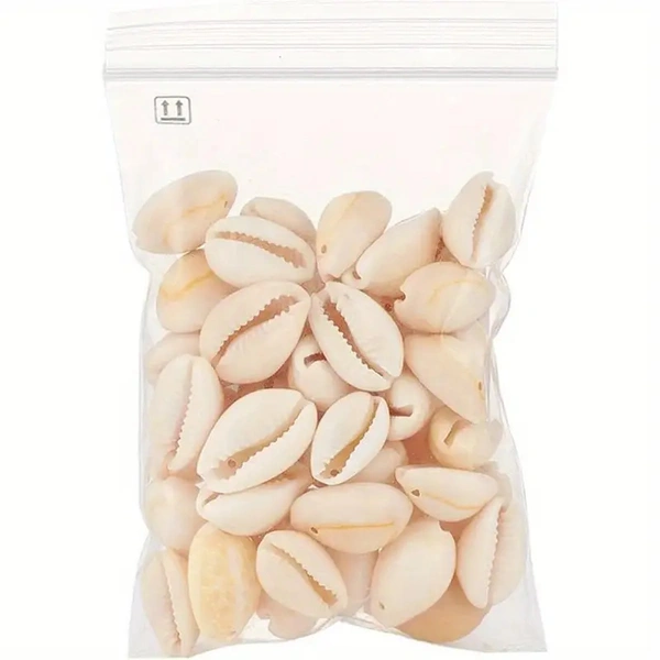 50pcs White Natural Spiral Shell Beads, Sea Shells, Beach Spacer Beads, Charms, Cowrie Shells Loose Beads for DIY Earring Bracelet, Necklace Jewelry Making