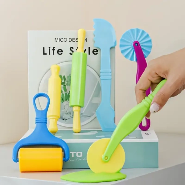 CraftParty 6pcs Clay Dough Tools Set, Dough Playing Tools Set