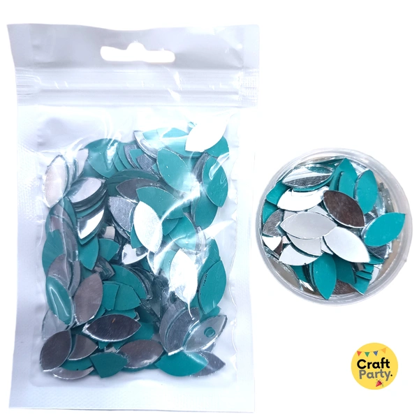 [100+ Pieces] 9mm Eye Shaped Glass Mirrors