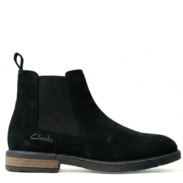 SUEDE LEATHER CHELSEA COAL (SLCC01) - UK 9