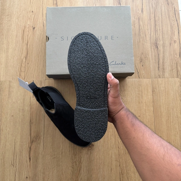 SUEDE LEATHER CHELSEA COAL (SLCC01) - UK 9
