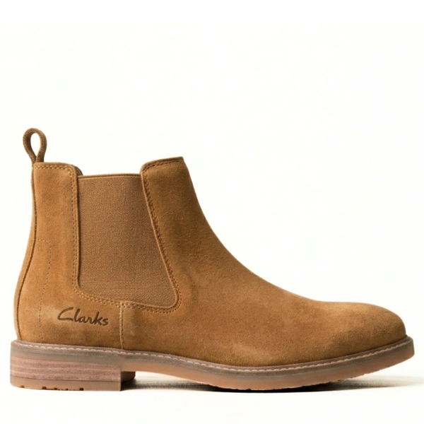 SUEDE LEATHER CHELSEA TAN (SLCA01) - UK 9
