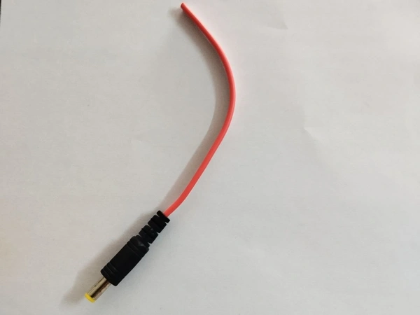 FLYOX CCTV DC PIN FOR ANALOG CCTV  - 1 CH, RED ANF WHITE