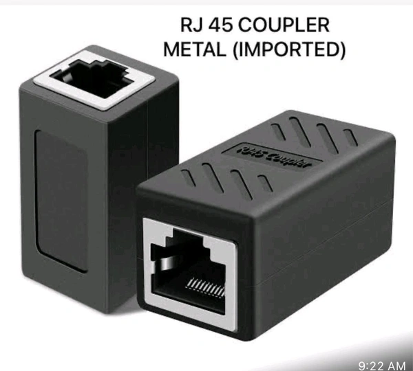 FLYOX  RJ 45 JOINTER INDOOR  - Black