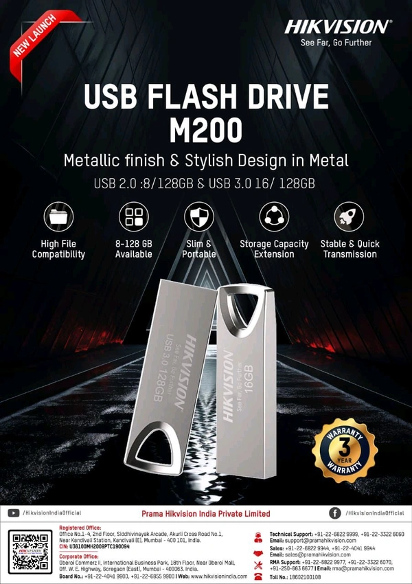 HIKVISION  64 GB PENDRIVE 200 - silver, 64GB