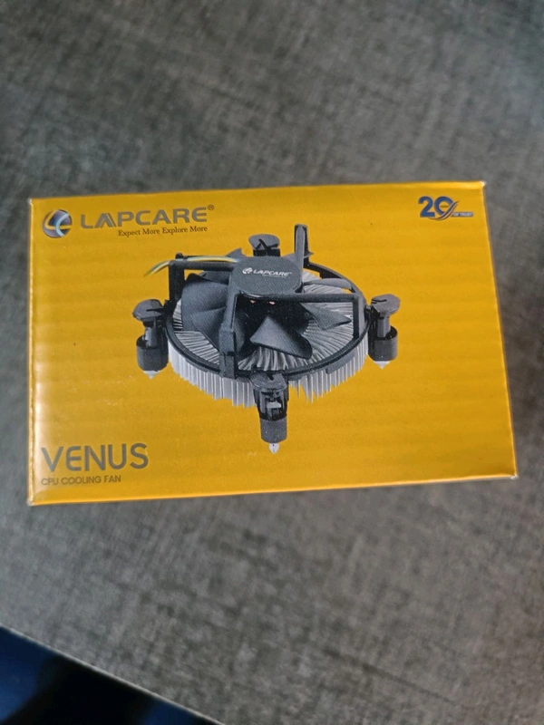LAPCARE CPU FAN FOR MOTHERBOARD  - Black, DESKTOP