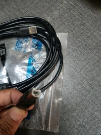 FLYOX USB PRINTER CABLE 3 MITER - Black, 3 MITER