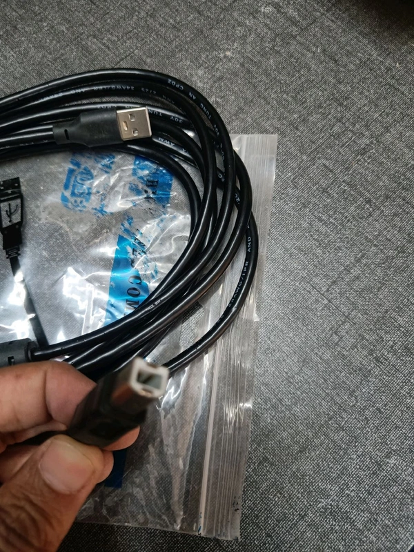 FLYOX USB PRINTER CABLE 3 MITER - Black, 3 MITER
