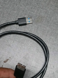 FLYOX USB SATA 3.0 EXTERNAL HDD CABLE  - Black, 1 MITER