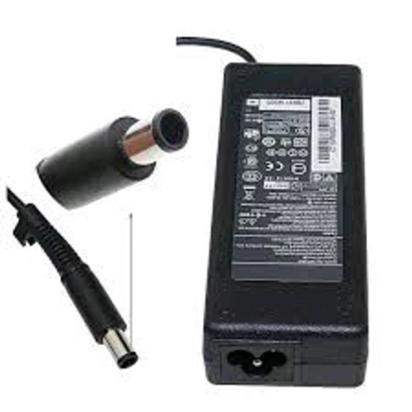 OEM LAPTOP ADAPTOR HP BIG PIN - BIG PIN, Black