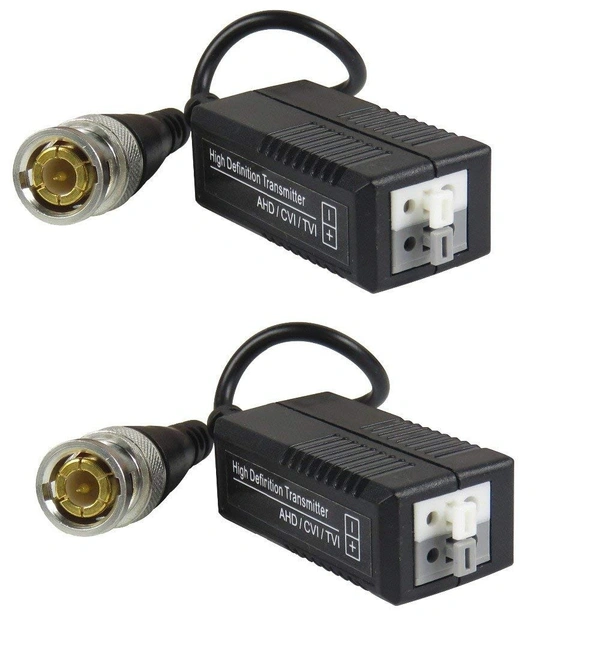 FLYOX CCTV 1 CH VIDEO BULLON - 1 CH, Black