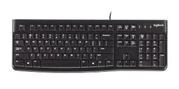 LOGITECH USB KEYBOARD K120 LOGITECH - USB, Black