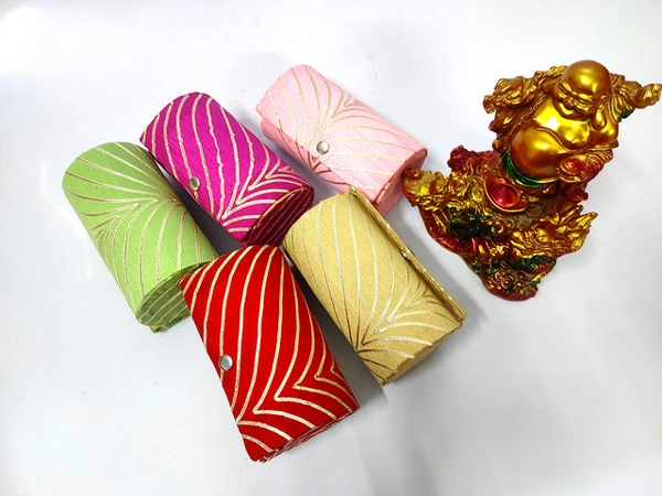 Valley Handicrafts  (6 Inch)  Chudi Bangles Box/ Gota Less Silk Bangles Organiser for Women | Bangle Box Storage For Women /  Best Gifts Favours Giveaways &  Favours /Shagun  Return Gifts for Haldi  Mehendi Roka Wedding (20pcs )