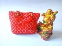 Valley Handicrafts  (9*7 Inch) Sequance Embroidery  Fabric Purse Designer Hand Bags with Handle for Women / Best Gifts Favours (50pcs ) - Mix Colour, 50