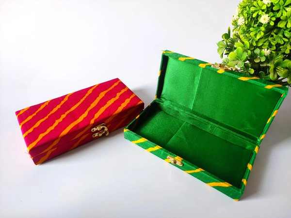 Valley Handicrafts Lehriya Printed Jaipuri Cash Boxes Shagun Box , Gift Box, Gaddi Box,Jewellery Box,Money Box envelop Wedding Gift Assorted Colours /  Best Gifts Favours Giveaways &  Favours /Shagun  Return Gifts for Haldi  Mehendi Roka Wedding (50pcs ) - Mix Colour, 50
