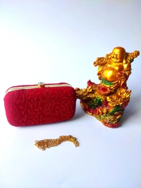 Valley Handicrafts  Lucknowi chikankari Metal Hand Clutches with Hanging Chain for Women / indian Style Evening Clutches ,Stylish Purse For Parties & Wedding ceremony Best Gifts Favours Giveaways &  Favours /Shagun Return Gifts for Haldi  Mehendi Roka Wedding (20pcs ) - Mix Colour, 20