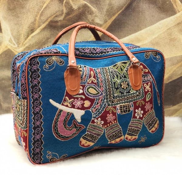 Valley Handicrafts The Canvas duffle bag /Party Handbags,shopping bag,handbags for Giftting (0pcs ) - Black, 0
