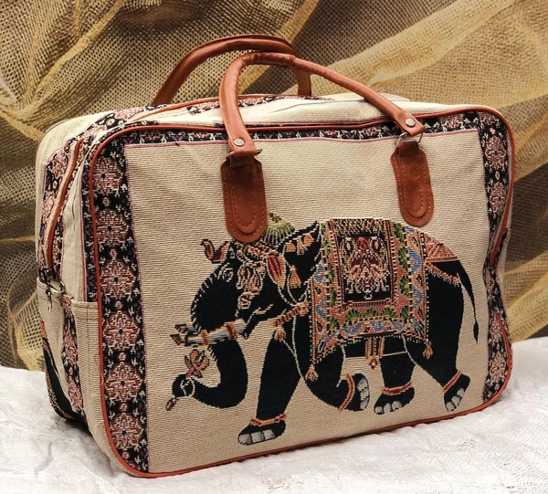 Valley Handicrafts The Canvas duffle bag /Party Handbags,shopping bag,handbags for Giftting (0pcs ) - Black, 0