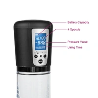 LED Vacuum Penis Pump Enlargement Penis Sleeve Enlarger Delay 