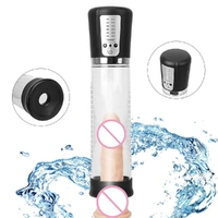 LED Vacuum Penis Pump Enlargement Penis Sleeve Enlarger Delay 