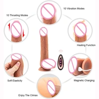 Body Safe Real Penis Vibrating Sex Toys Electric Dildo for