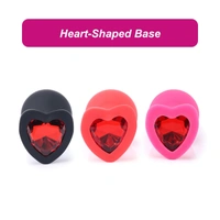  Soft Anals Trainer Kit-Silicone Diamond Butt Plugs 