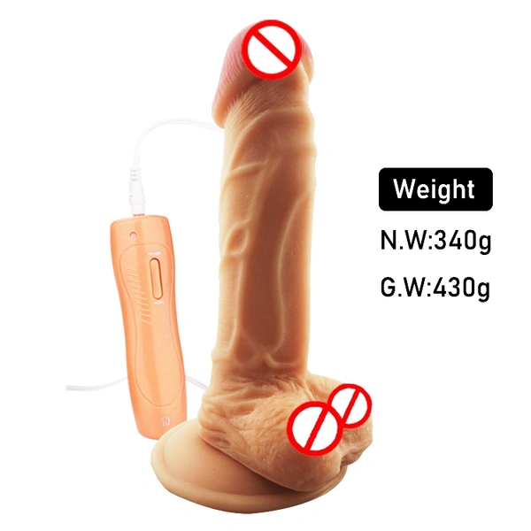 Waterproof artificial adult realistic dildo vibrator sex toys for women