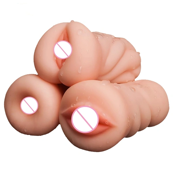 TPE Plastic Male Masturbator Pocket Pussy Sex 