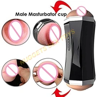 Adult Sex Love Suck Masturbator Cup Sex Toy for Man Masturbation Cup Double