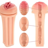 Male Masturbators Cup Adult Sex Toys Realistic Textured Pocket Vagina