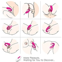 Rechargeable Clitoral & G-Spot Vibrator, Waterproof Couples Vibrator with 9 Powerful Vibrations, Wireless Remote Control 