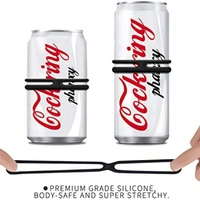 ual Penis Ring, Premium Stretchy Longer Harder Stronger Erection Cock Ring 