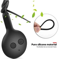 Vibrating Urethral Sounds Dilator Horse Penis Stimulation Stick,Silicone Soft 7 Speeds Male Sex Toy Vibrating Sounder Urethral Sounder Plug Inserts Vibrating Toys for Men Black