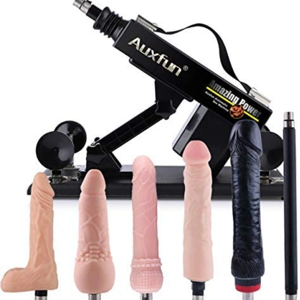 Machine Gun for Women with Different Sizes Lifelike Dildos Love Machine Fucking Machine for Female Adjustable Angle Control 
