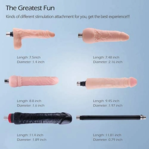 Machine Gun for Women with Different Sizes Lifelike Dildos Love Machine Fucking Machine for Female Adjustable Angle Control 