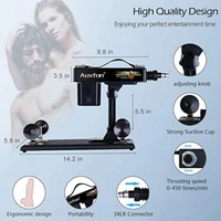 Machine Gun for Women with Different Sizes Lifelike Dildos Love Machine Fucking Machine for Female Adjustable Angle Control 