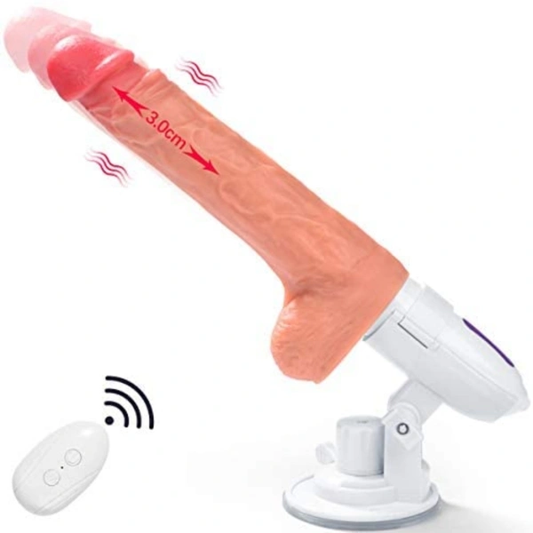 Xdot  Vibrating Dildo Sex Machine, Realistic  Dildo Adult Sex Toys Soxmog Anal Dildos Vibrator with 8 Thrusting &Vibrating Modes for 