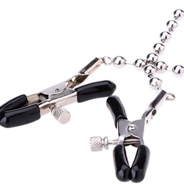  SM Nipple Clamps with Metal Chain