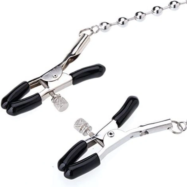  SM Nipple Clamps with Metal Chain