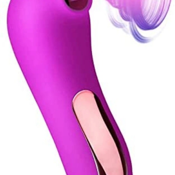  Sucking Vibrator, Nipple Suckers with 7 Suction & 5 Frequencies, Waterproof