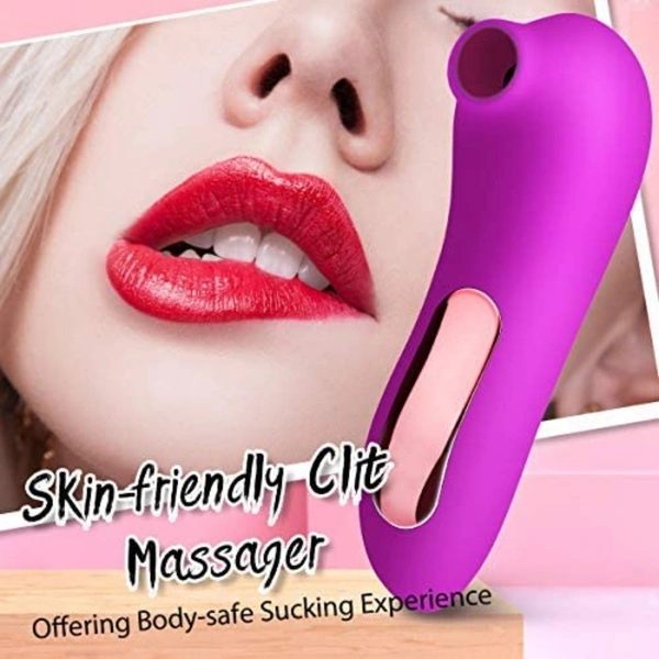  Sucking Vibrator, Nipple Suckers with 7 Suction & 5 Frequencies, Waterproof