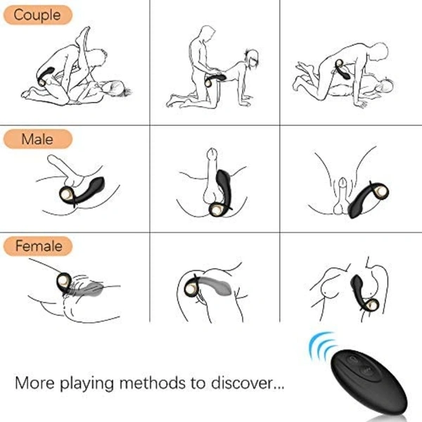 Anal Vibrator Automatic Inflatable Prostate Massager - Adorime Rechargeable Vibrating
