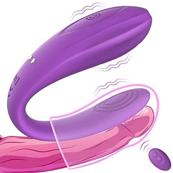  Spot Vibrator - BOMBEX Anna, Rechargeable Ultra-Thin & Comfortable Couple Vibrator with 10 Intense Vibrations, Clitoral