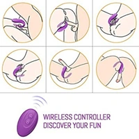  Spot Vibrator - BOMBEX Anna, Rechargeable Ultra-Thin & Comfortable Couple Vibrator with 10 Intense Vibrations, Clitoral